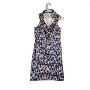 Dizzy Lizzie Women's Sleeveless Collared Neckline Dress Size M Geometric Pattern
